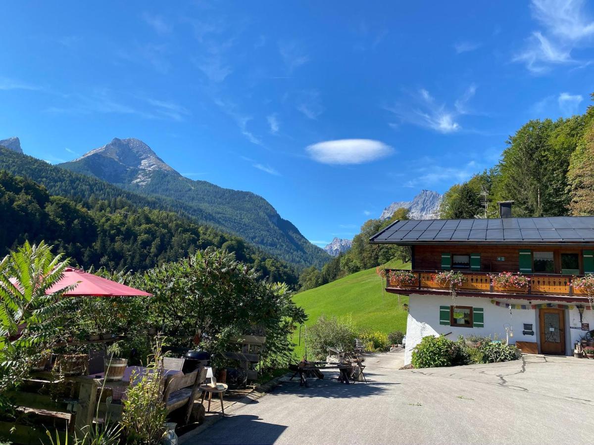 Alpenferienwohnungen Wiesenlehen เบิร์ชเทสกาเดน ภายนอก รูปภาพ