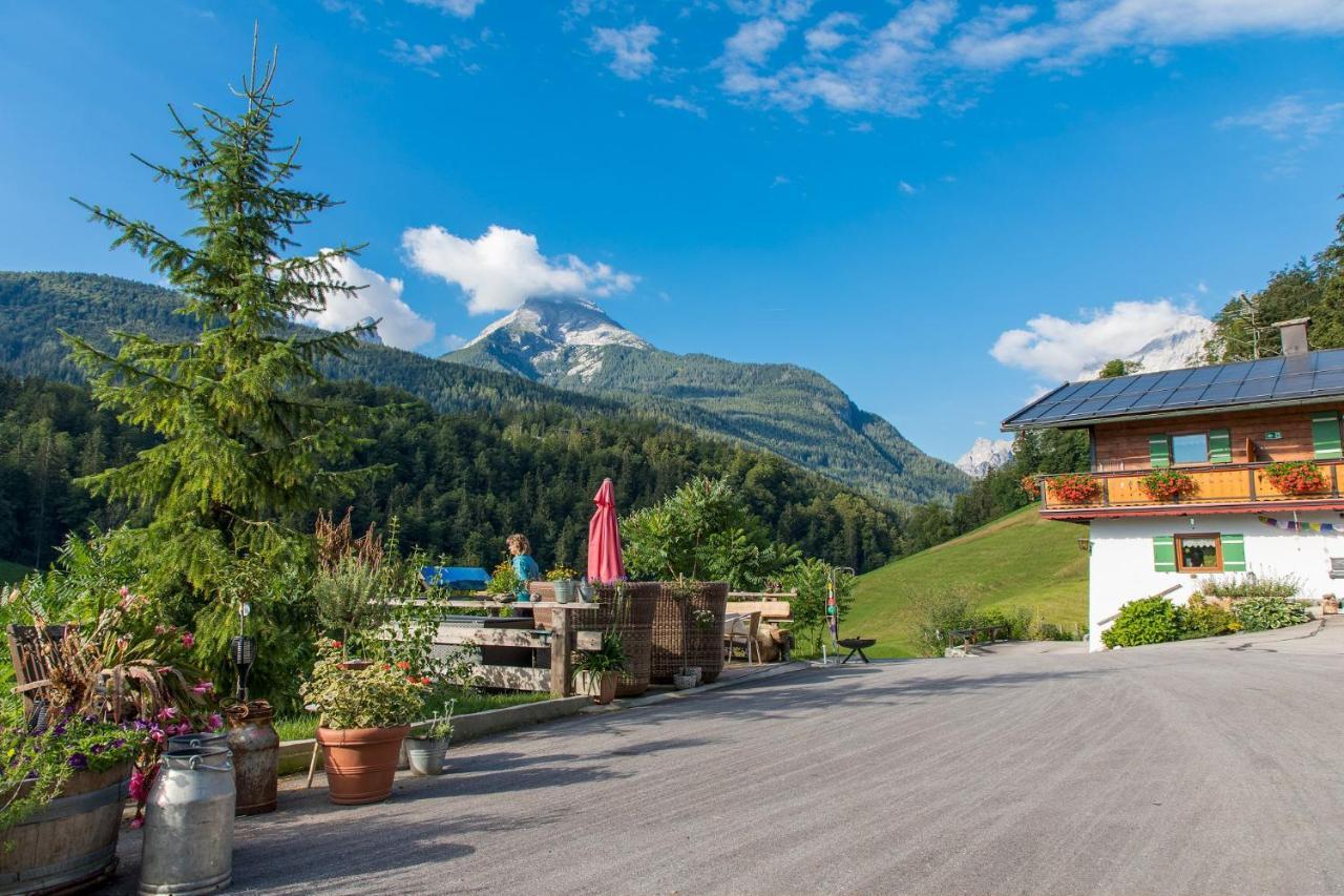 Alpenferienwohnungen Wiesenlehen เบิร์ชเทสกาเดน ภายนอก รูปภาพ